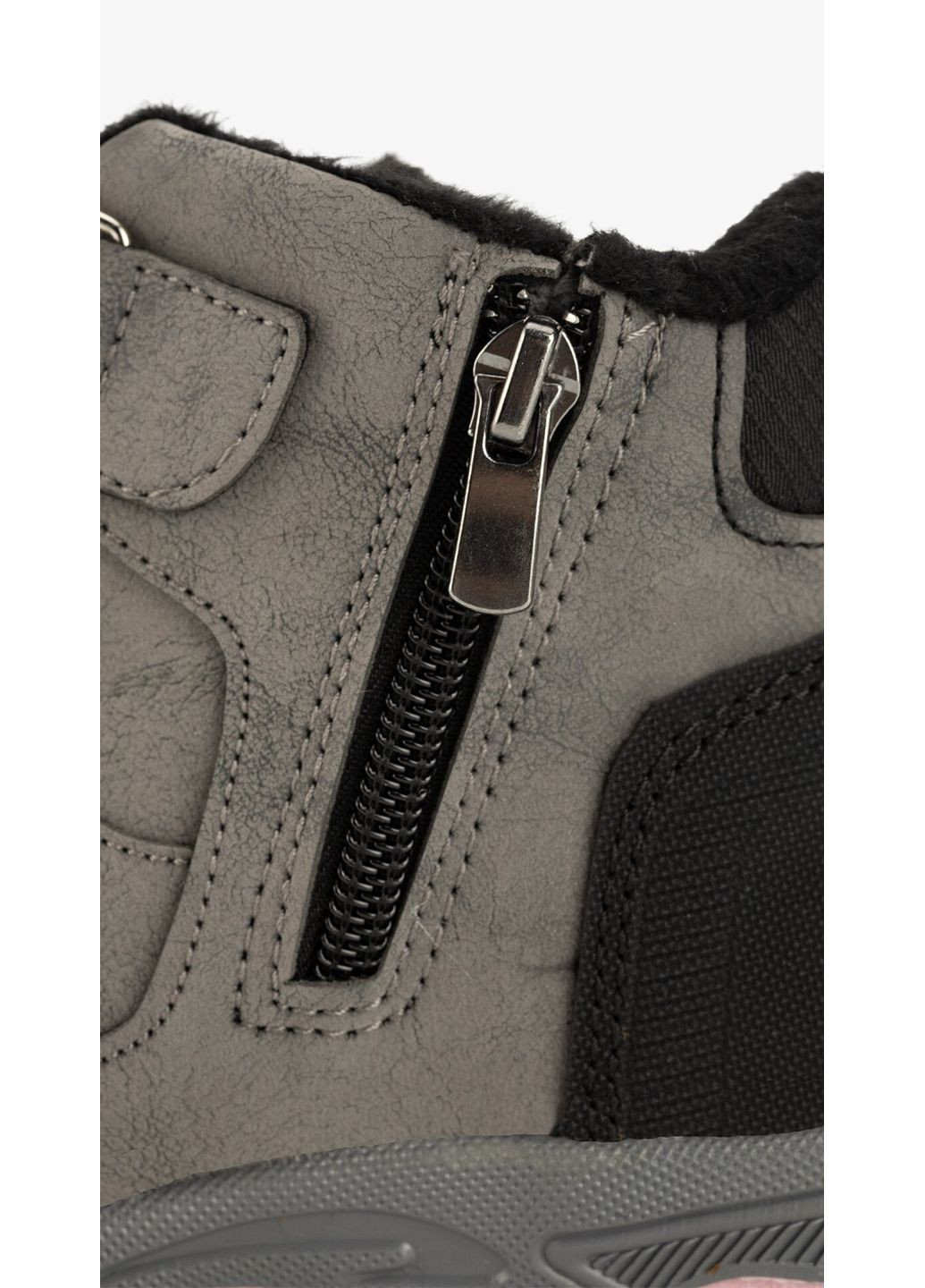 Цветные осенние ботинки для девочки hunter-2 серо-розовый shop (2000999307706) No Brand