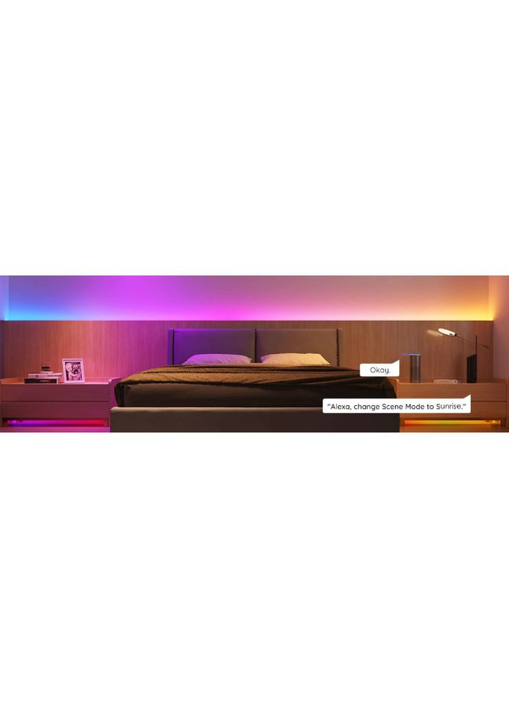 Світлодіодна стрічка RGBIC Basic Wi-Fi + Bluetooth LED Strip Light With Protective Coating 10м Білий (H619C3D1) Govee (316084571)