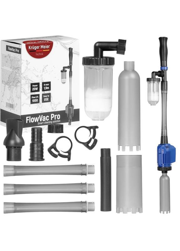 Сифон для аквариума FlowVac Pro 4-в-1 Kruger Meier (364488843)
