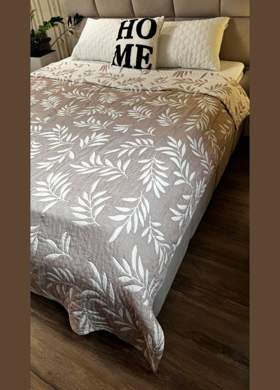 Покрывало хлопковое Евро 200х230 Бежевый (П4К-muslin25-007-05) No Brand (342097419)