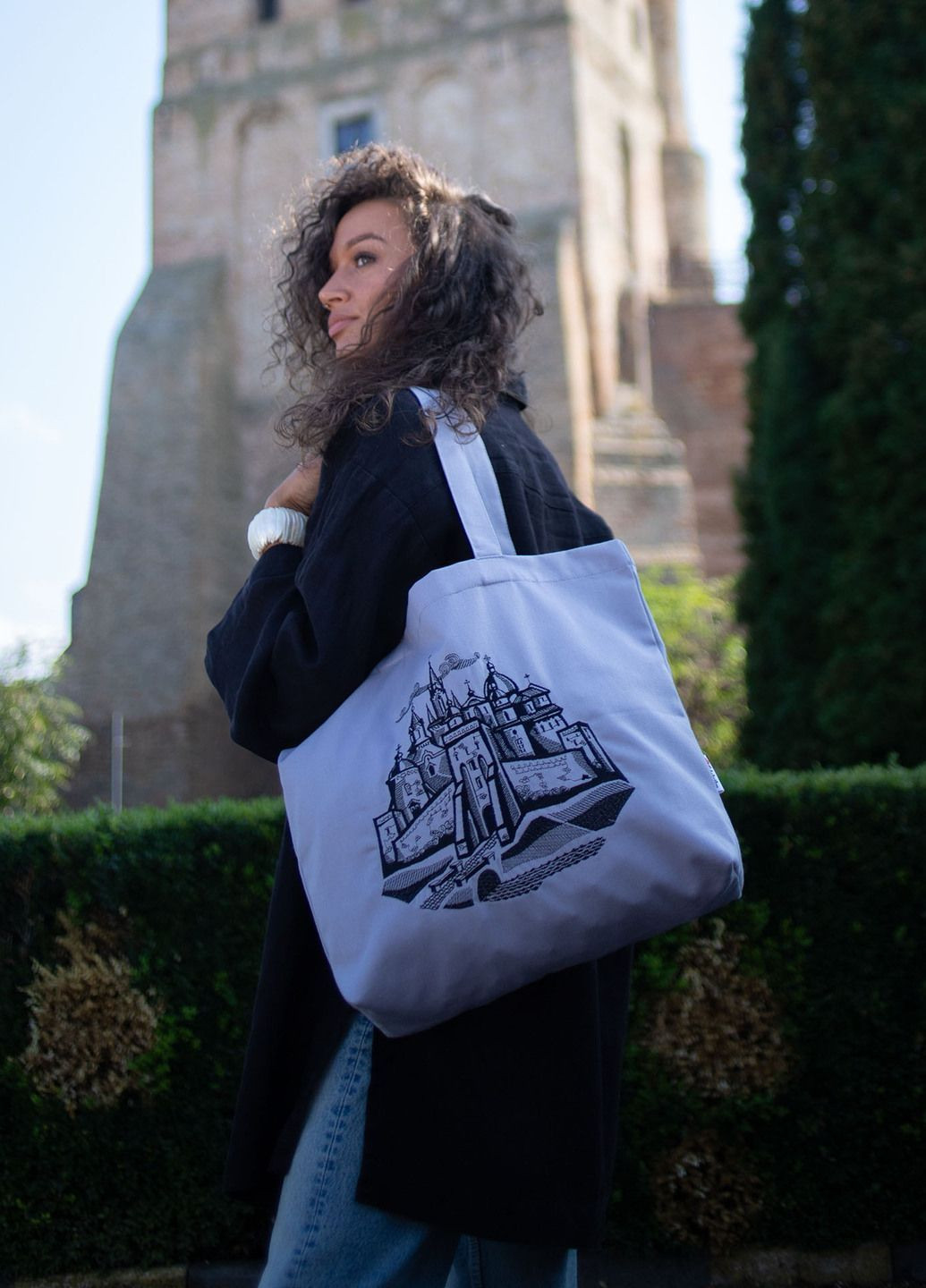 Сумка світло-сіра Едельвіка шопер (362207350)