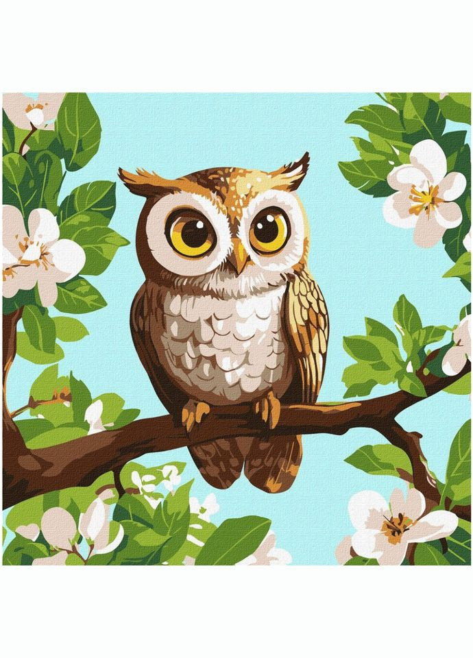 Картина за номерами "Лісова варта" ©art_selena_ua KHO6740, 30х30 см IDEYKA (341610040)