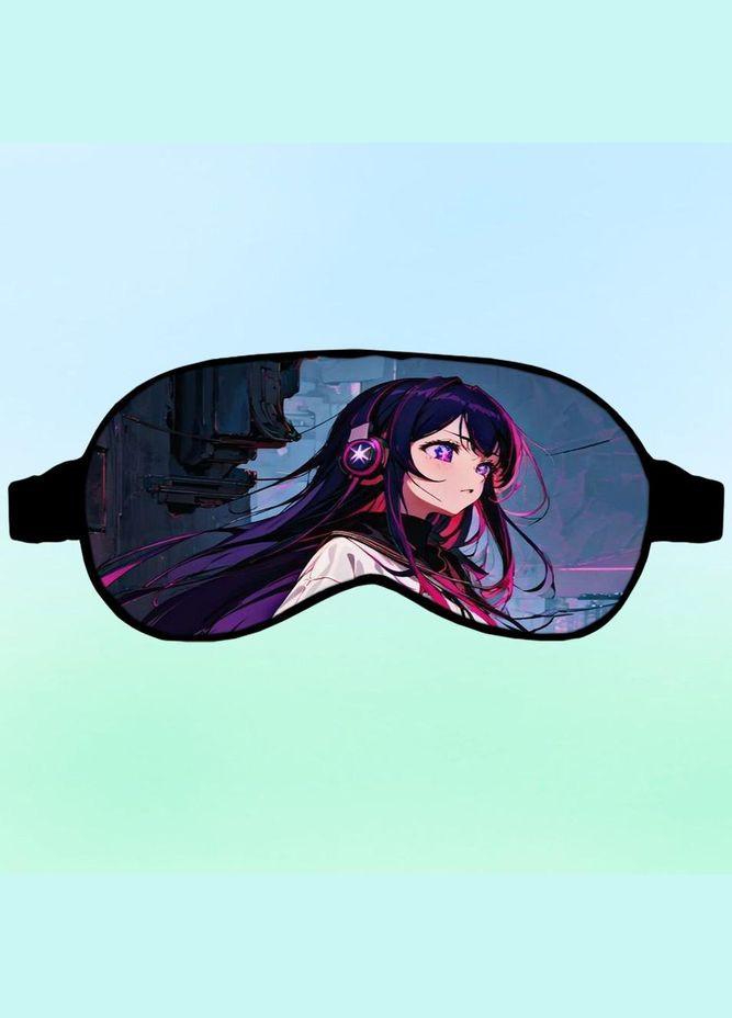 Маска для сна Аниме Ребенок любимца #0013 черная No Brand (315044715)