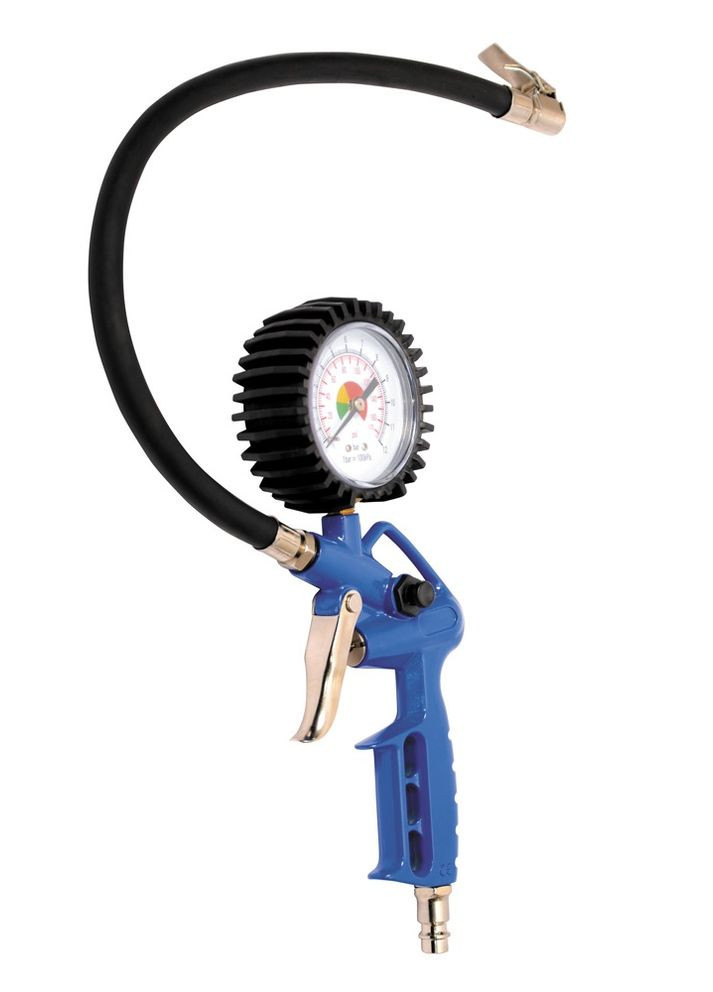 Пневмопістолет GM для підкачки коліс з манометром 0-12 бар (Арт.: 81-8750) Mastertool (317195605)