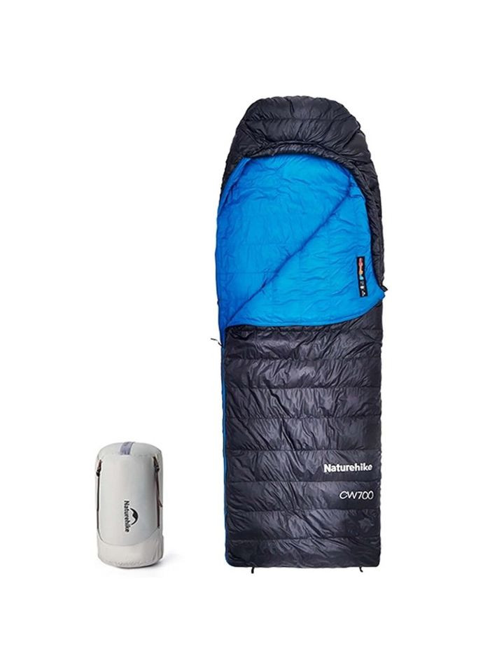 Спальный мешок с натуральным пухом CW700 CNK2450WS048 Черно М Naturehike (365618260)