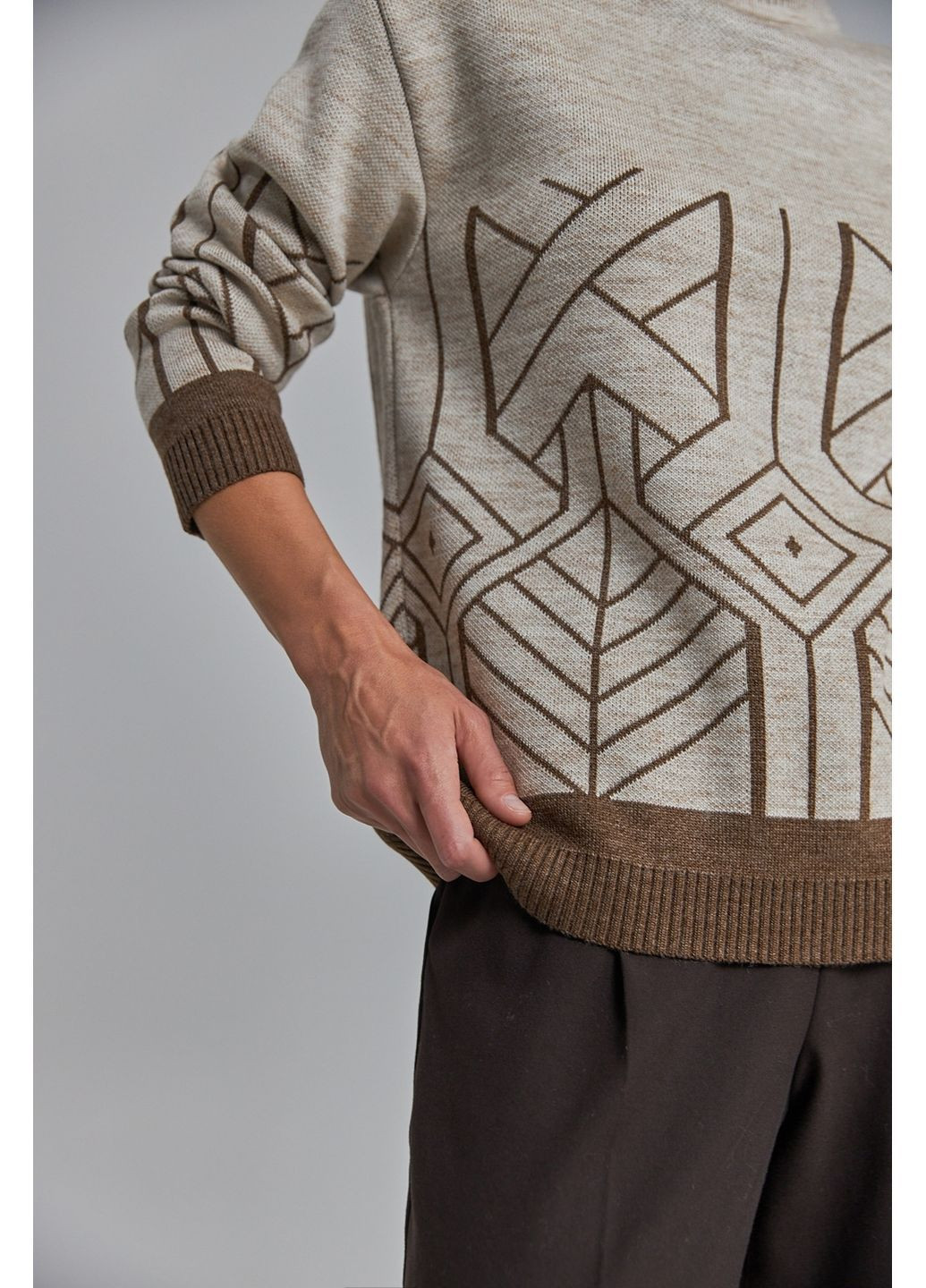 Бежевий светр 2906 Triko Bakh