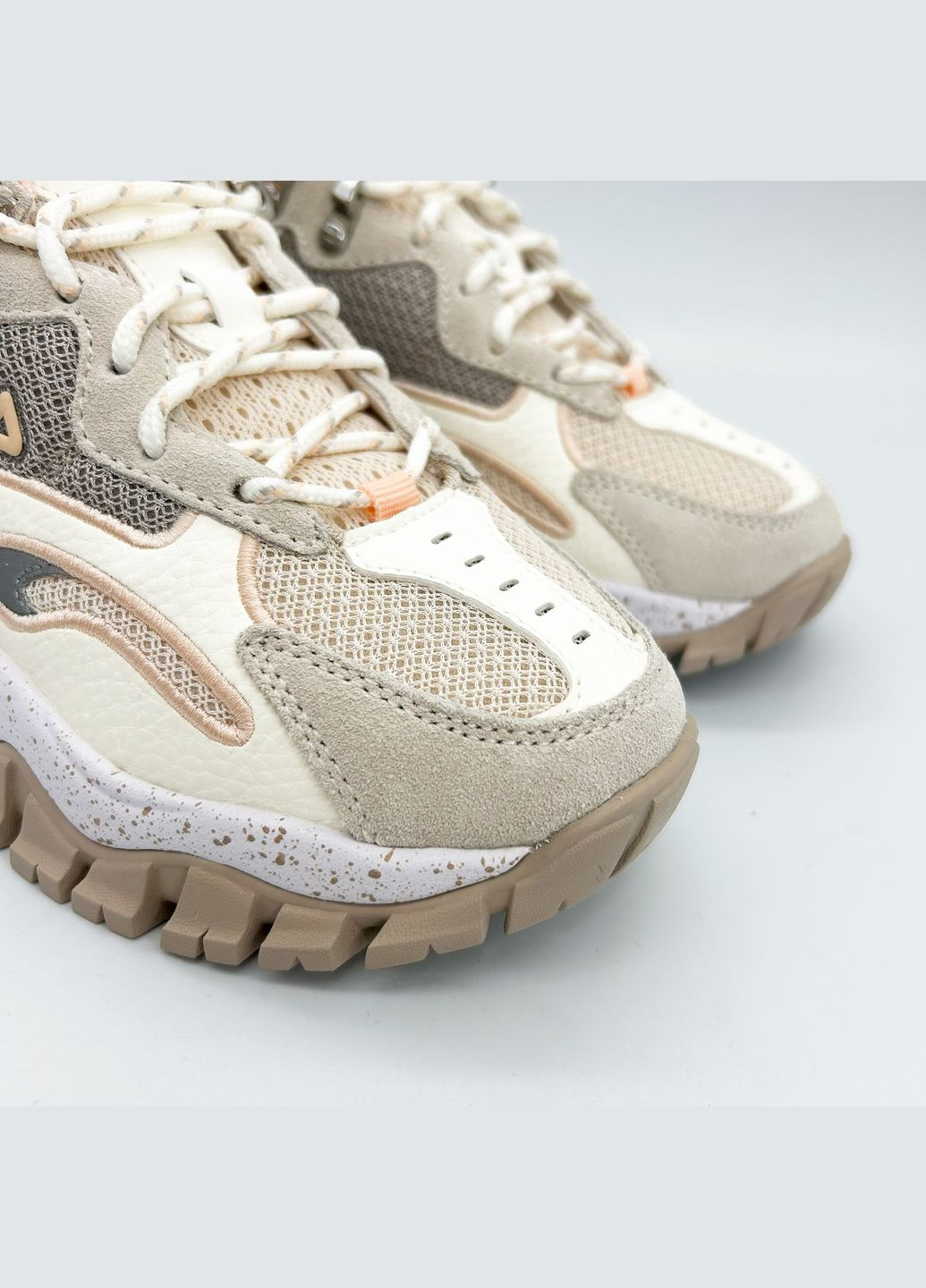 Кроссовки (р) Кожа/Текстиль 0-1-1-FFW-0267 Fila бежевые (328835316)