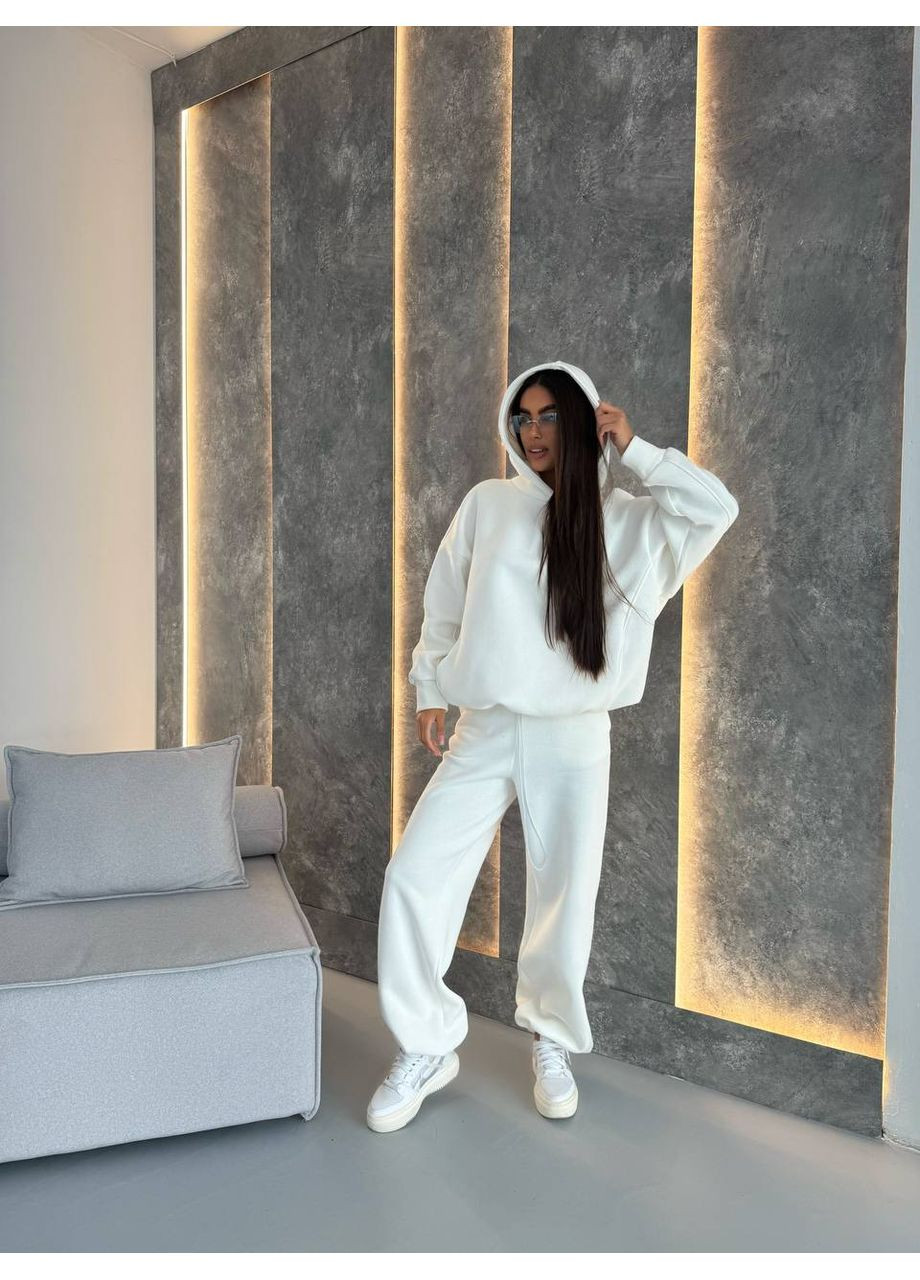 Жіноче худі оверсайз із турецької трьохнитки на флісі заміри в описі GD/GL Модний простір (369625070)