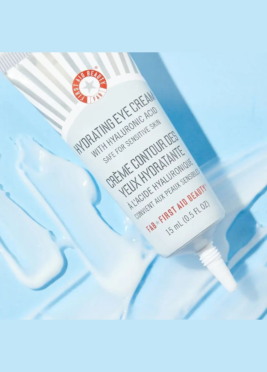 First Aid Beauty Зволожуючий крем для шкіри повік Hydrating Eye Cream with Hyaluronic Acid 15 мл (815517027293) — Крем, США (323465315)