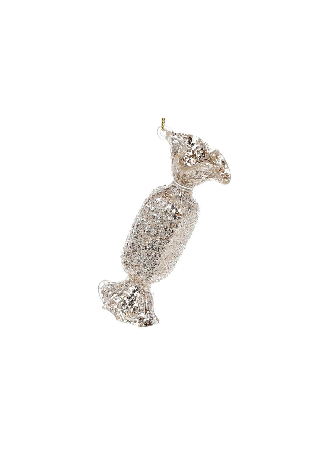 Ялинкова прикраса Цукерка з покриттям лід, 12см, шампань Home Decor (370268939)