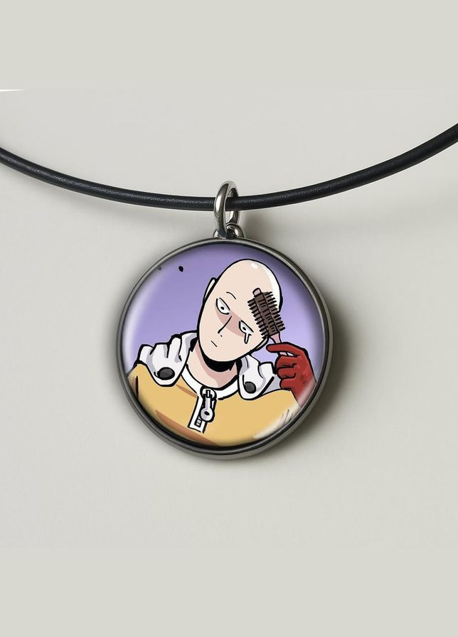 Подвеска (кулон) Аниме Ванпачмен #10 (круглый) No Brand (328050198)