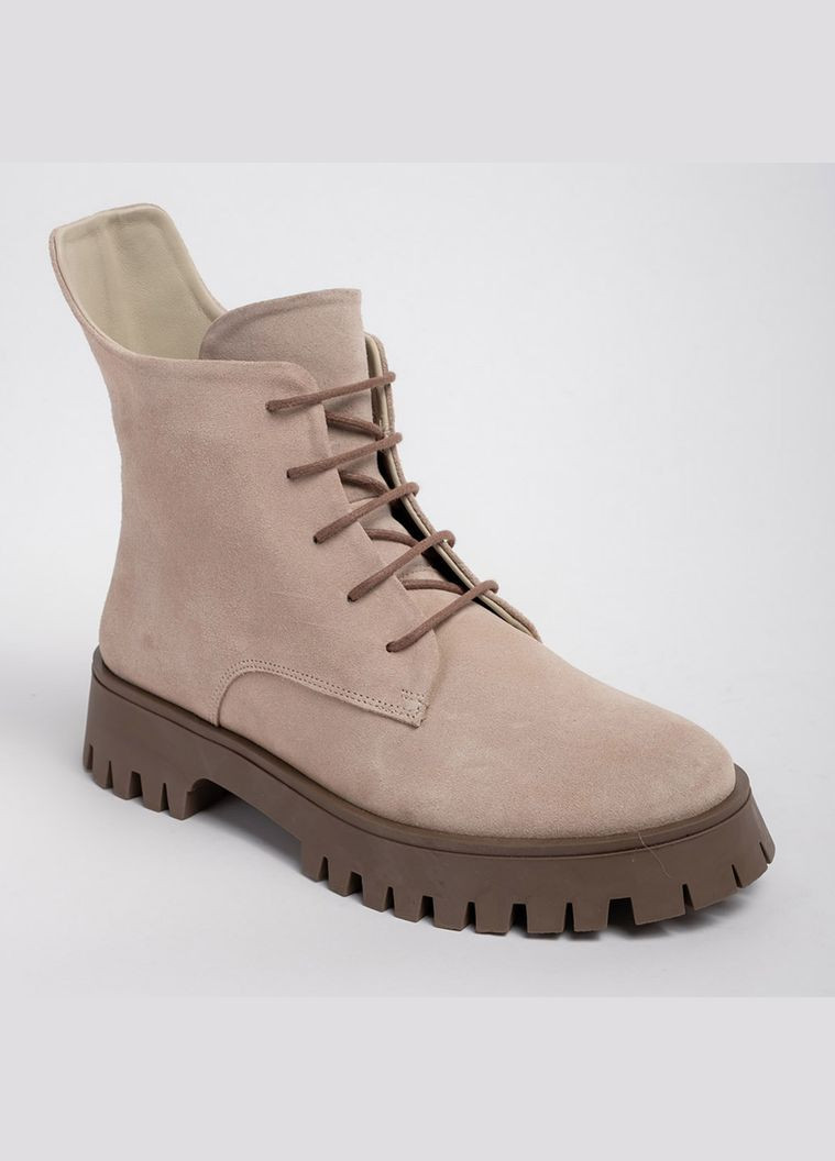 Черевики жіночі замшеві 5030(640) бежеві 341711 Miss Roy (328559778)