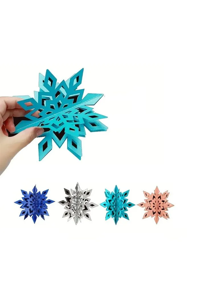 Декор-подвеска новогодняя бумажная "Snowflake" 25см Home (305131247)