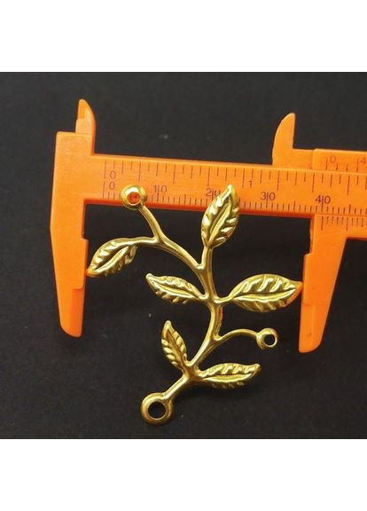 Коннектор-разделитель 40х45 мм, цвет Лимонное золото Plus-plus (352746993)