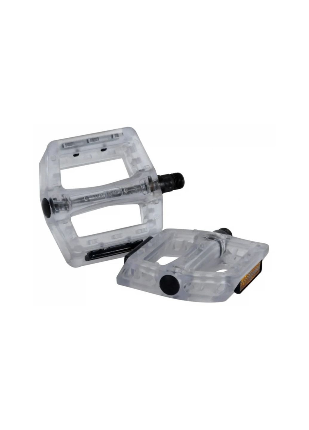 Педалі B107 BMX пластик, прозорий Wellgo (370205436)