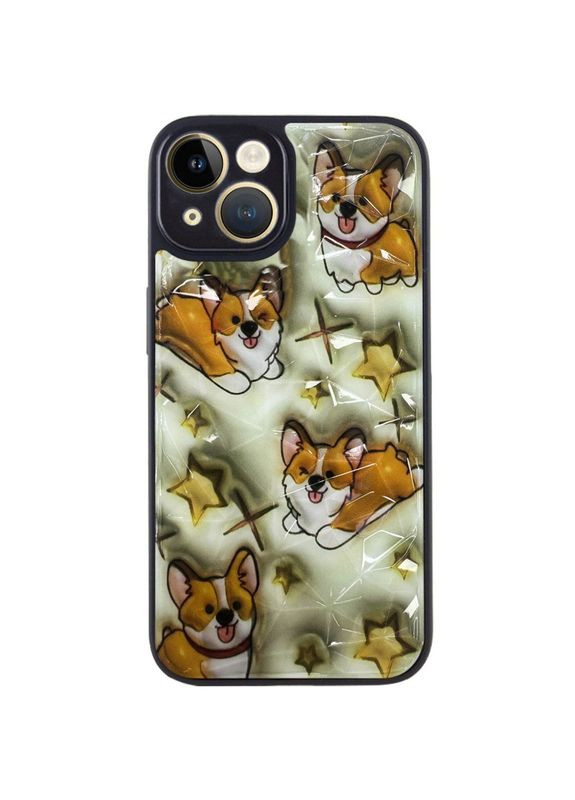 Чохол на iPhone 15 / для айфон 15 призма з картинками Corgi Epik (338616355)