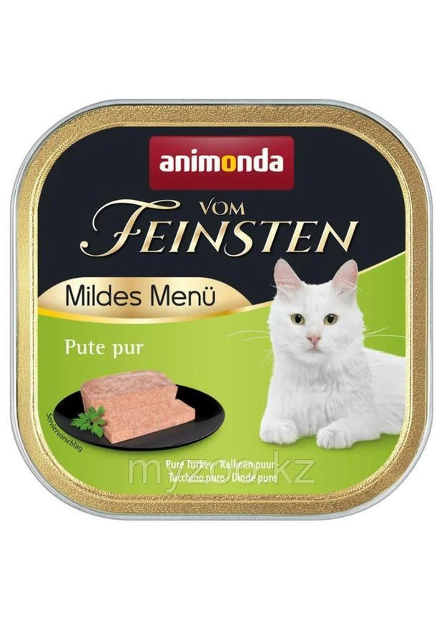 Vom Feinsten ADULT Mildes Menu для кошек с индейкой 100 г (4017721830492) Animonda (280917435)