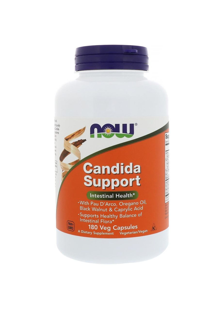 Противокандидное засіб, Candida Support,, 180 капсул Now Foods (364311835)