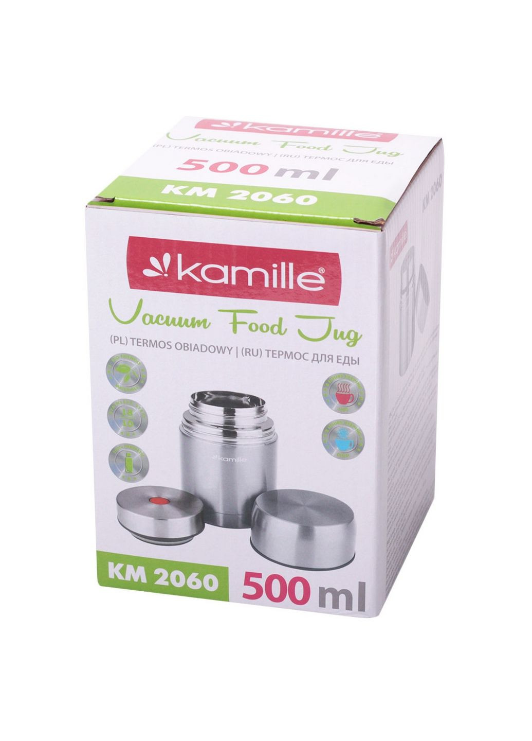 Термос харчовий 500 мл Kamille (289459847)