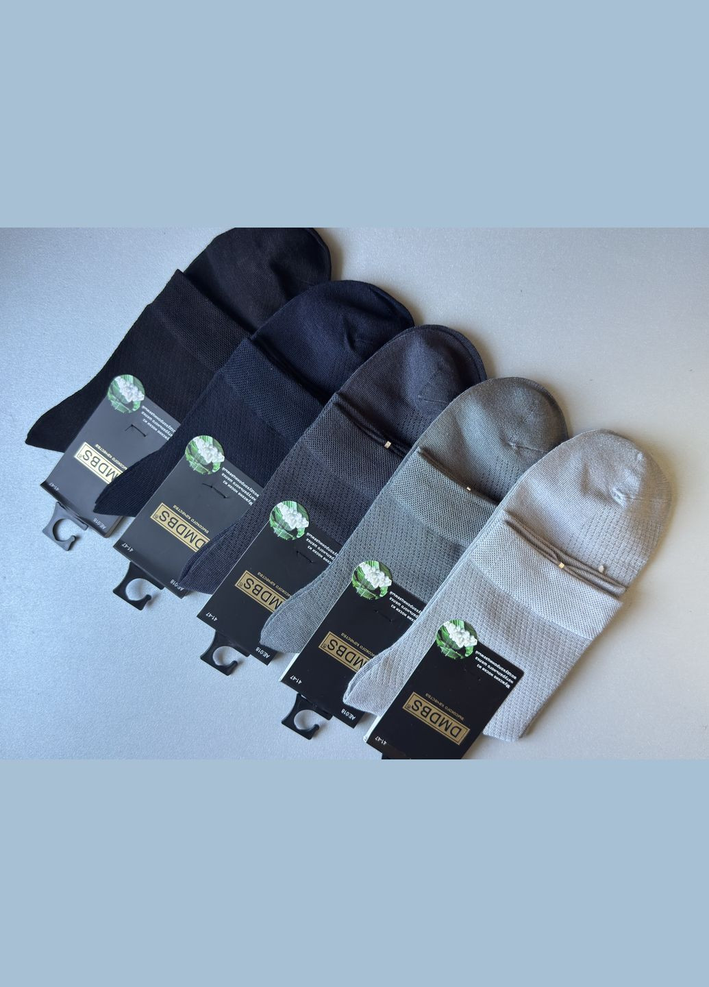 Комбинированные 5 пар шелковые летние классические качественные носки мужские DMDBS однотонные (339768831)