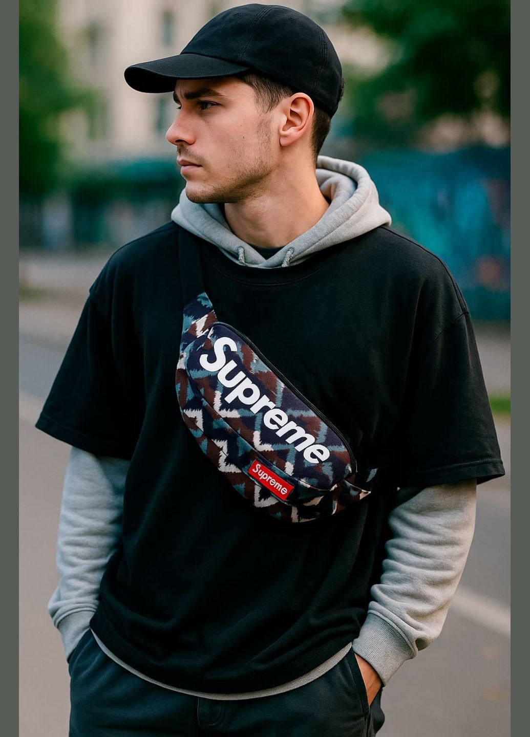 Поясная сумка (бананка) CU0187-2 No Brand (336891597)