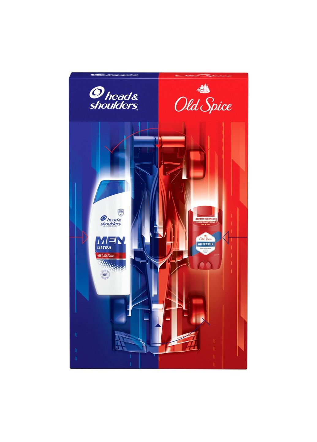 Подарунковий набiр: Шампунь проти лупи Old Spice 330 мл + Твердий дезодорант Old Spice Whitewater 50 мл Head & Shoulders (304485220)