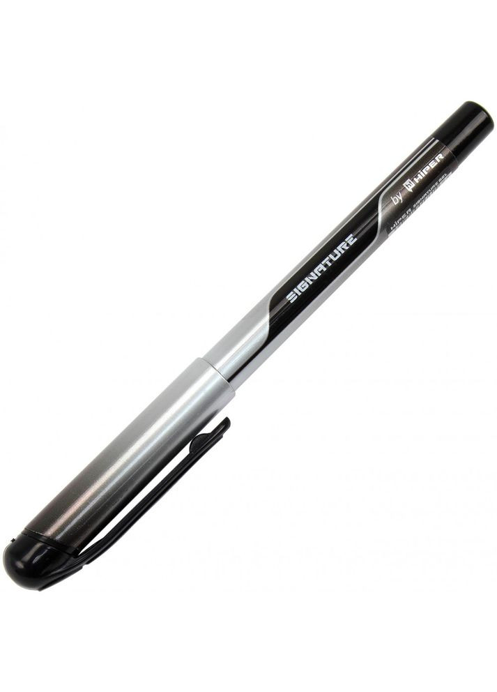 Ручка гелева Signature HG105BK 0,6мм чорна Hiper (292709667)