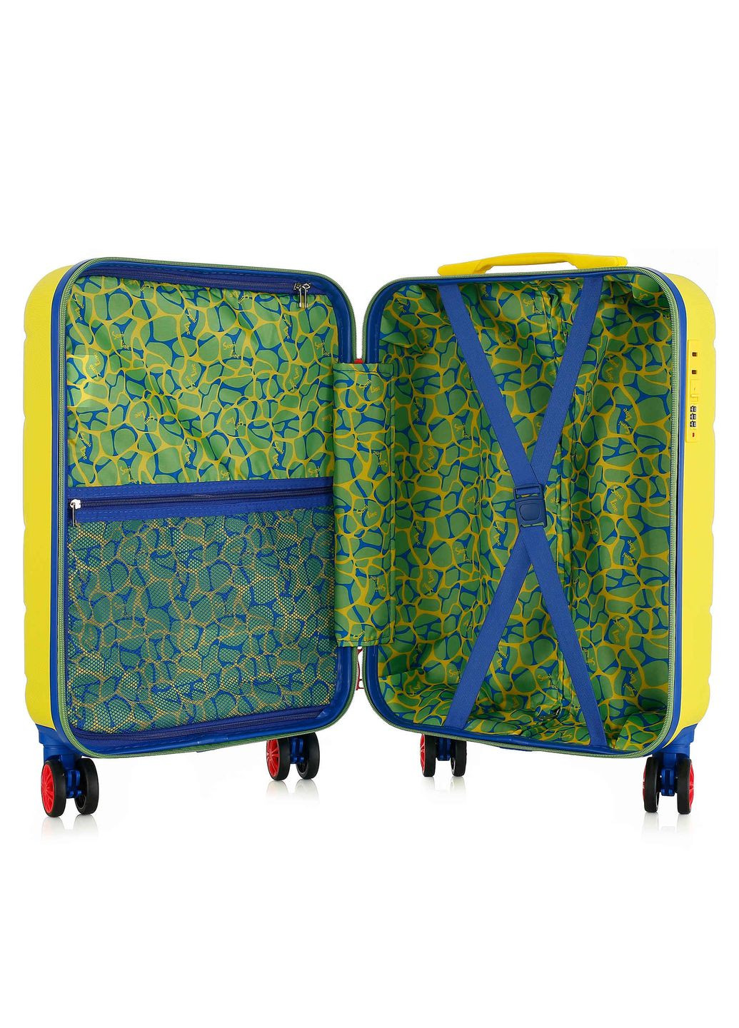 Валіза мала для ручної поклажі 20" (S) ABS-Plastic Yellow (T5929-1) Semi Line (356452059)