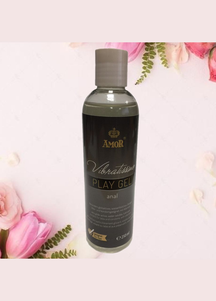 Анальний лубрикант на водній основі "Vibratissimo Play Gel Anal" від 250 мл (Німеччина) Amor (298350283)