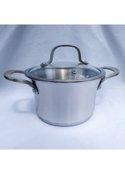 Каструля з нержавіючої сталі з кришкою 18 см, 1.75 л (MR-3505-18) Maestro (334713025)