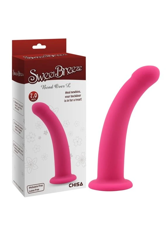 Розовый фаллоимитатор для страпона Bend Over Large Chisa (381047121)
