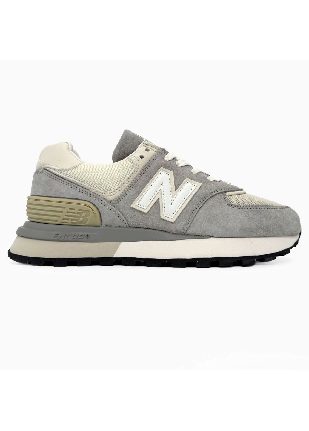 Сірі Осінні кросівки чоловічі new balance 574 legacy beige / grey / white нью беланс 574 No Brand