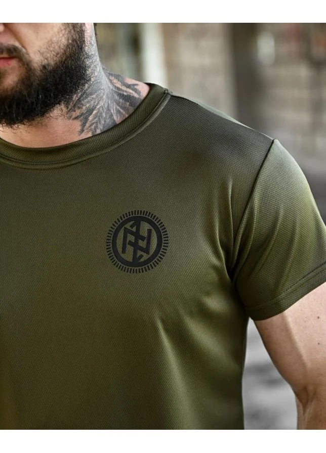 Тактическая футболка BORN OF WAR Viking oliva ВТ4623 No Brand (394696360)