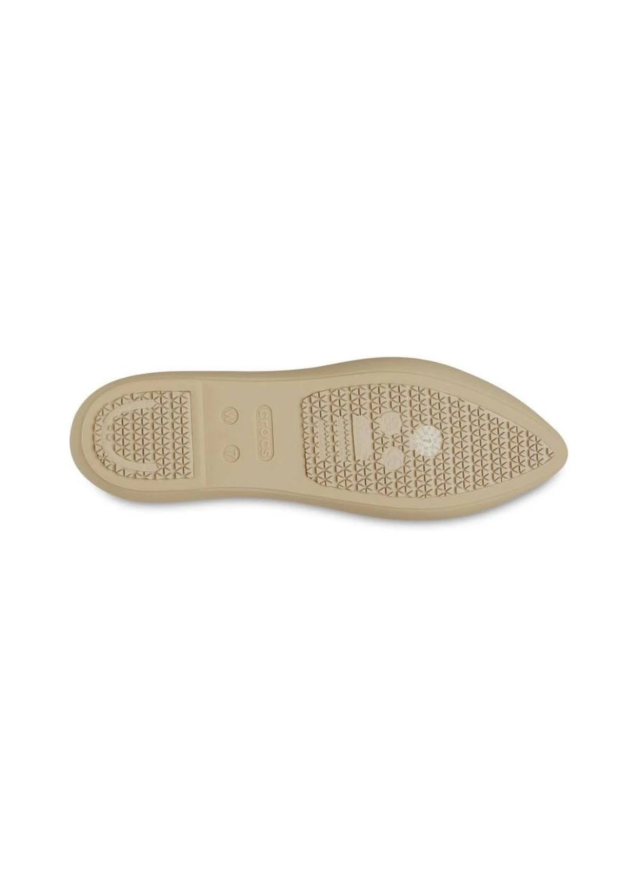 Женские балетки brooklyn flat Crocs | бежевые (401591201)