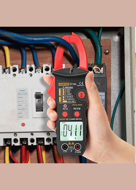 Автоматичний цифровий мультиметр струмові кліщі ST184 Red Aneng (303401436)