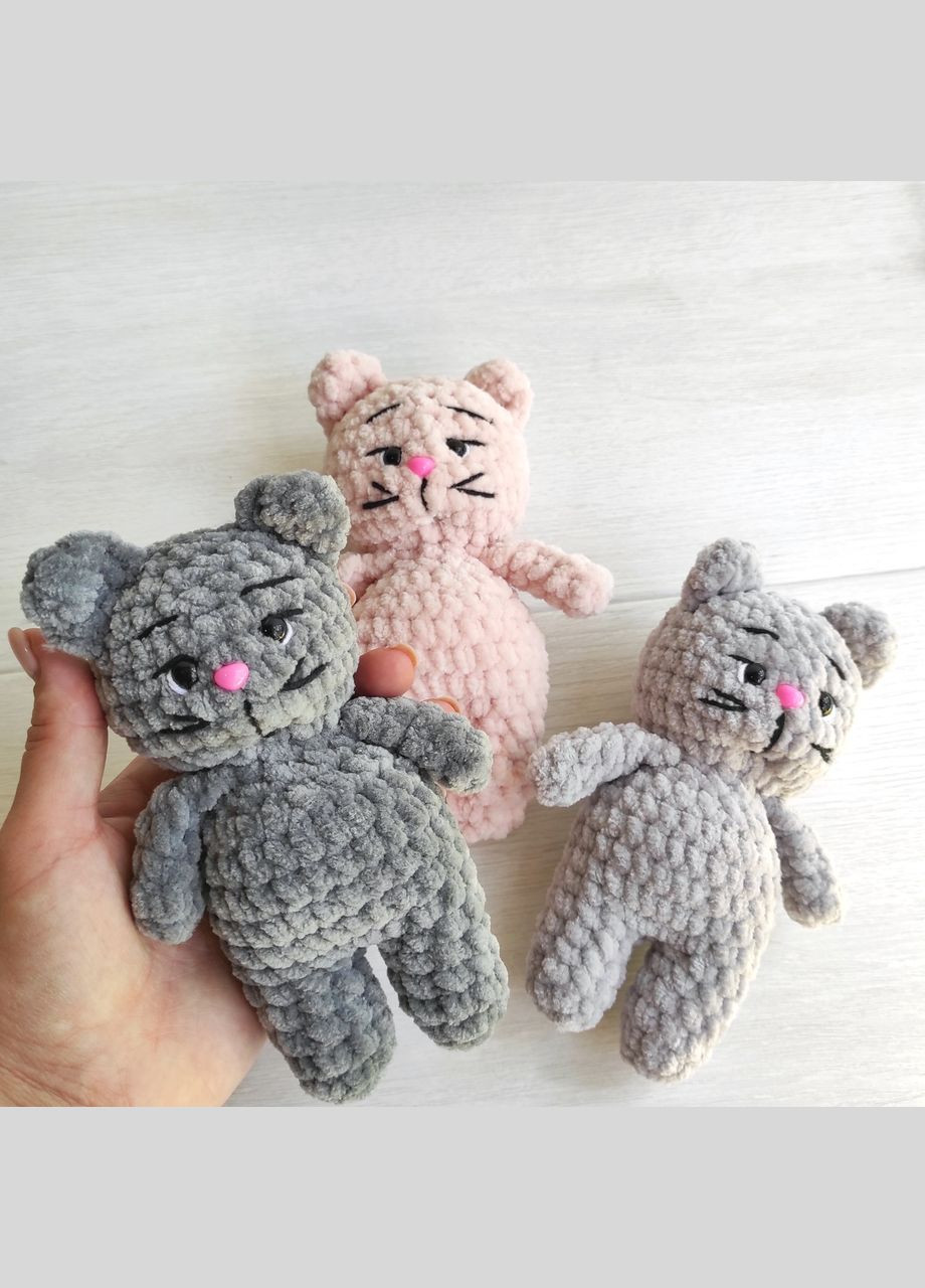 Набір для в'язання котика (темно-сірий) Hand Made (302317171)