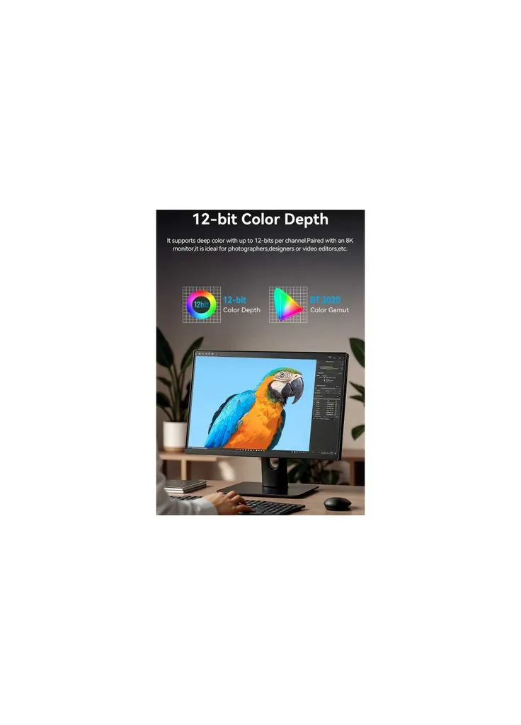 Кабель мультимедійний HDMI M to HDMI mini M 1.0m V2.1 8K 60Hz green (AGJGF) Vention (382080850)
