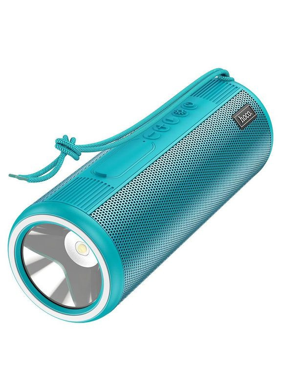 Колонка портативная акустика Bora sports BT speaker HC11 5Wx2 с фонариком мятная Hoco (280876692)