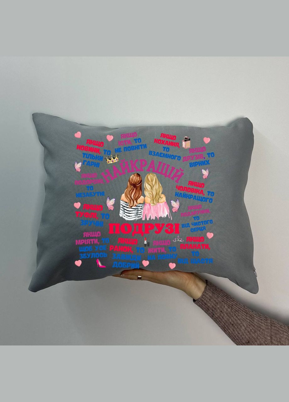 Подушка с принтом плюшевая Котики 35х45 (962) Hand Made (350943351)