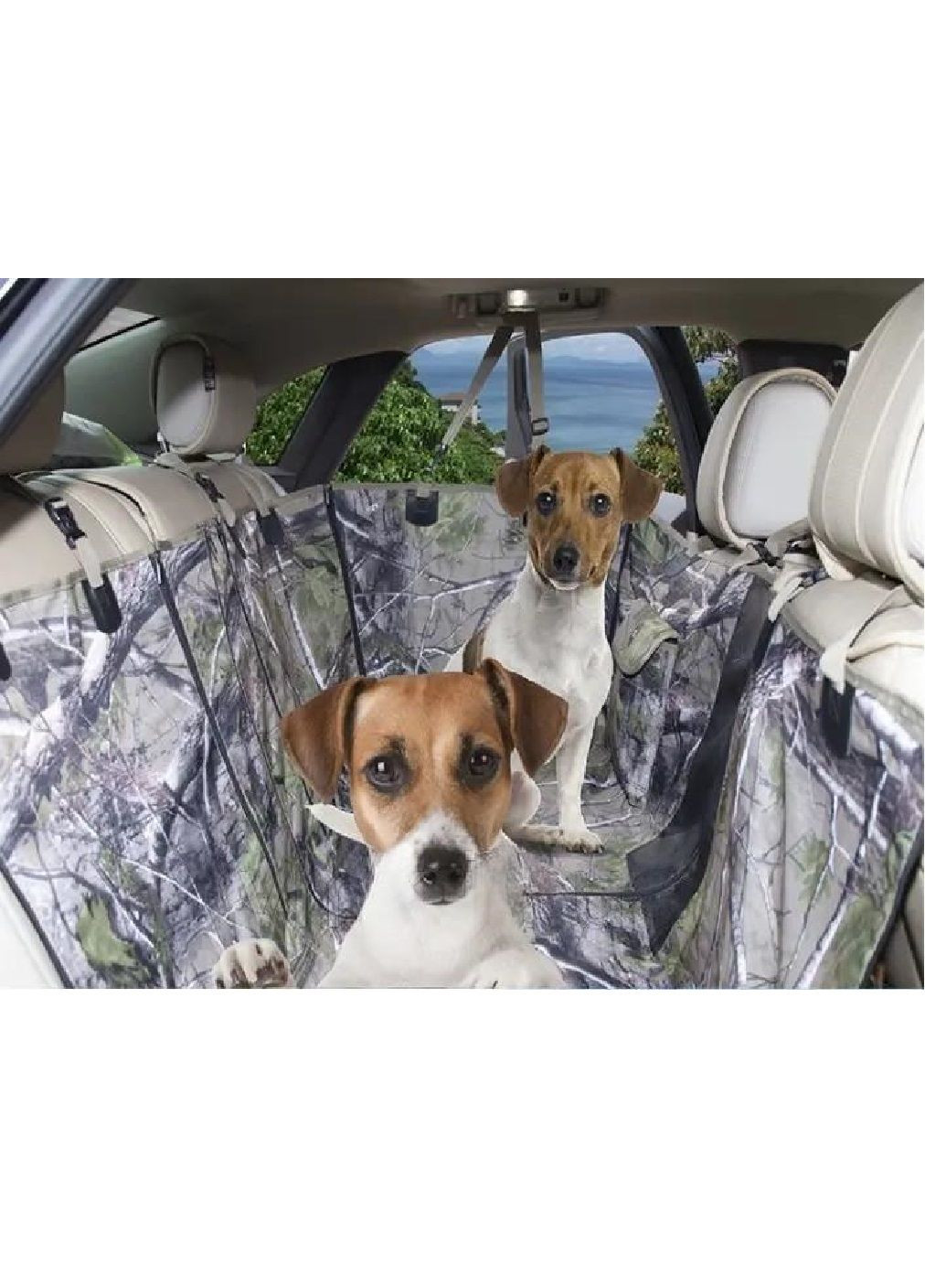 Накидка гамак чехол защитный на сидение в автомобиль для перевозки транспортировки животных 6 в 1 (476746-Prob) Зеленая Unbranded (290250836)