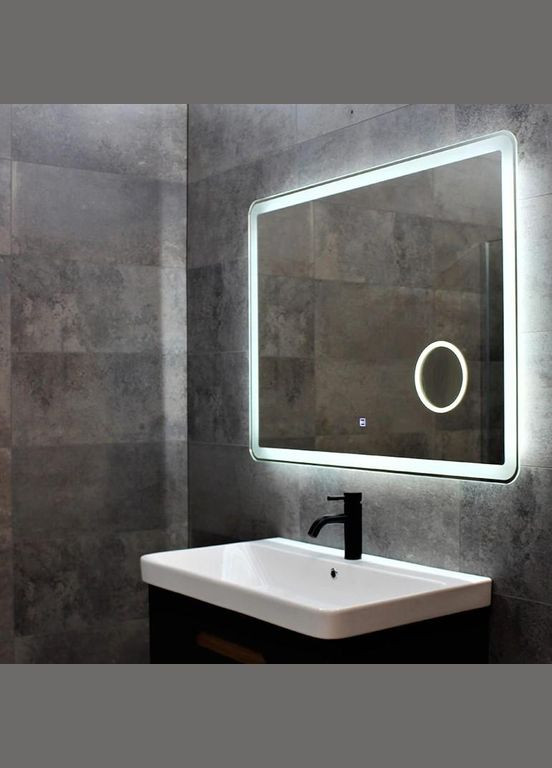 Дзеркало LED DE-M3051 120смх75см, підігрів + збільшувальна лінза Dusel (316720477)