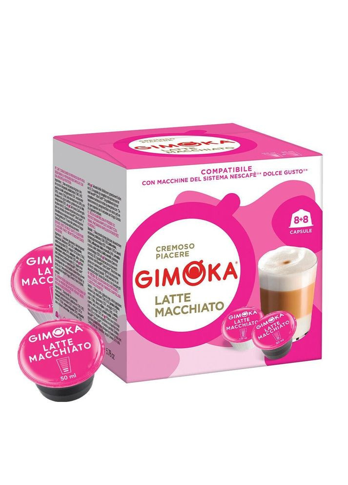 Капсули Latte Macchiato, 1+1 капсула Dolce Gusto Gimoka (313289118)