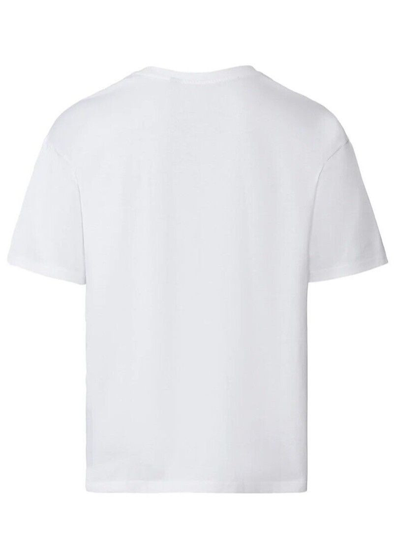 Біла футболка з коротким рукавом Lidl