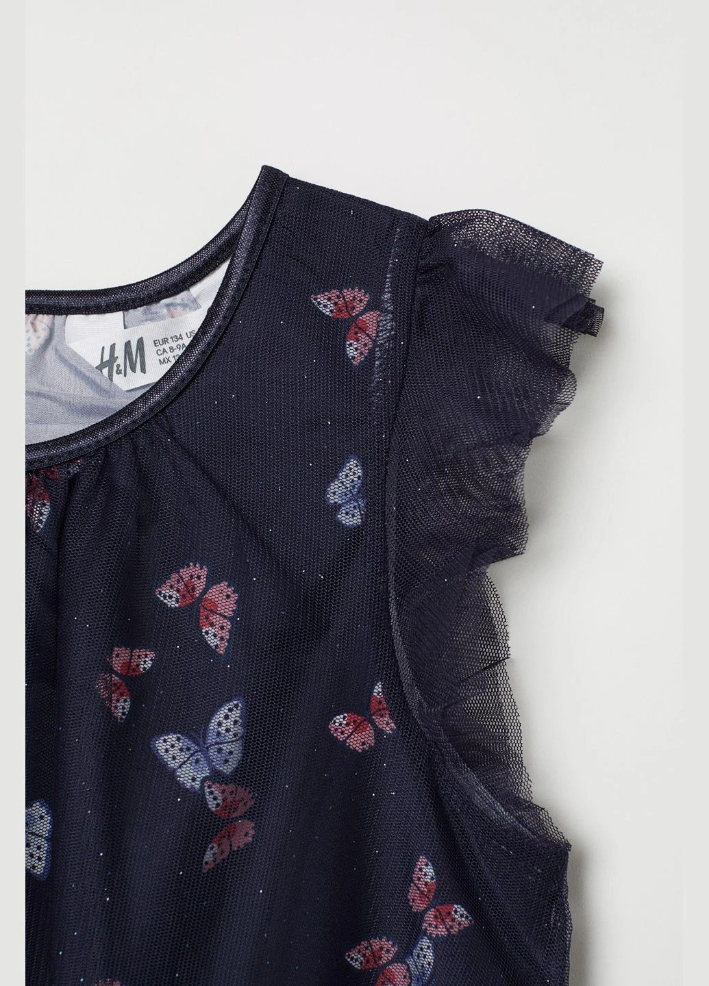 Тёмно-синее платье лето,темно-синий в узоры, H&M (297848474)