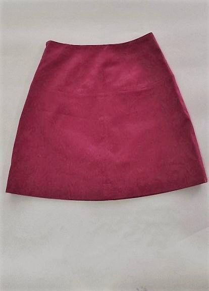 Розовая однотонная юбка No Brand