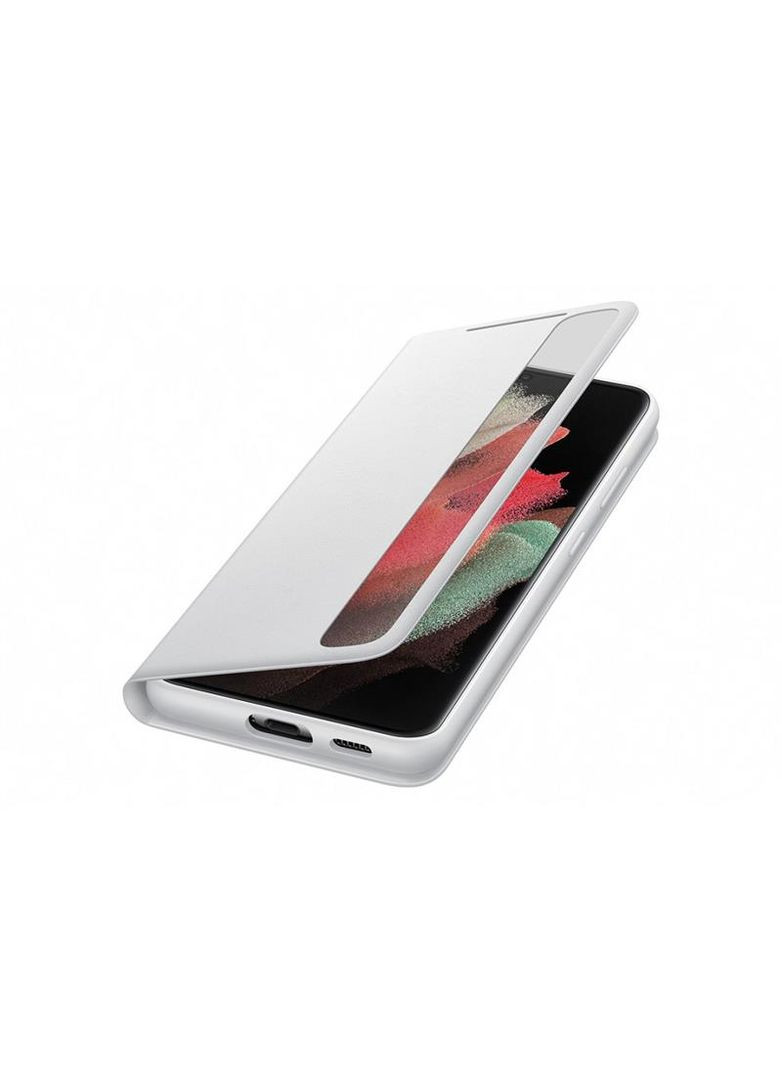 Чохол-книжка Smart Clear View Cover для Galaxy S21 Ultra SM-G998 Light Gray (EF-ZG998CJEGRU) Samsung (341488227)