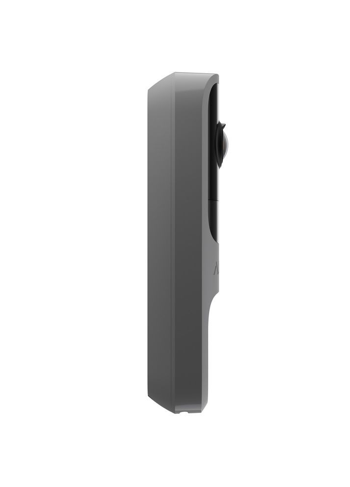 Відеодзвінок Doorbell (Grey) із вбудованим штучним інтелектом, ІЧ-сенсором та управлінням у додатках Ajax (338565726)