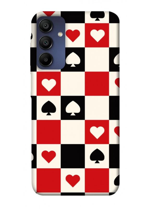 Чохол з принтом для Samsung Galaxy A15 4G/5G / для самсунг галаксі А15 Card Grid No Brand (338598617)