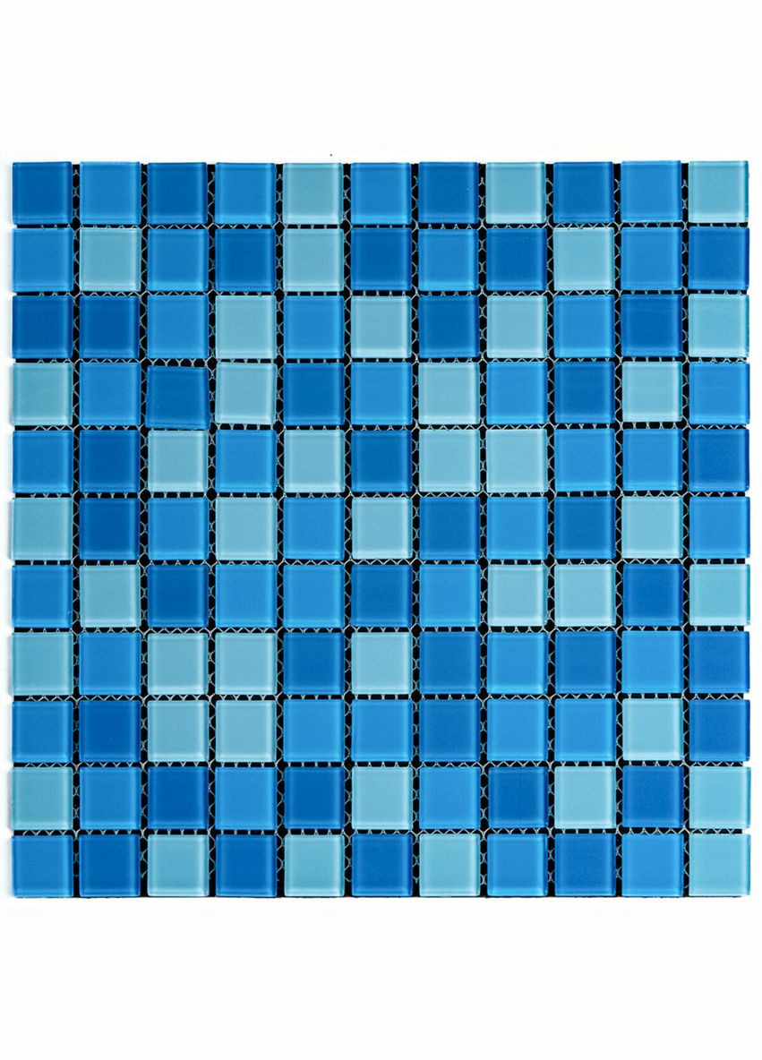 Мозаїка з декоративного скла блакитна 298х298х4,5мм SW-00002354 No Brand (328578521)