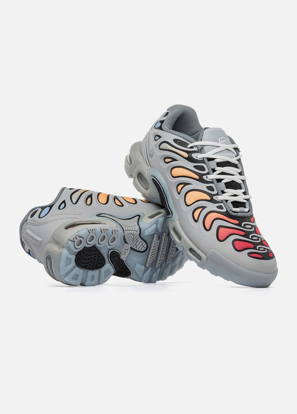 Светло-серые демисезонные кроссовки мужские No Brand